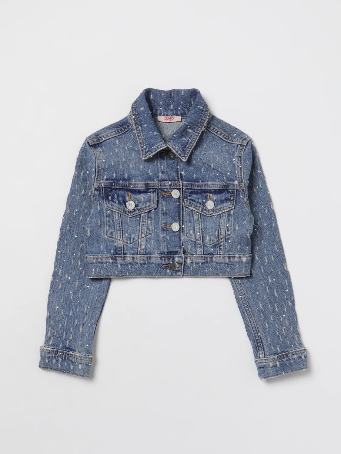 Giacca di jeans Liu Jo con strass