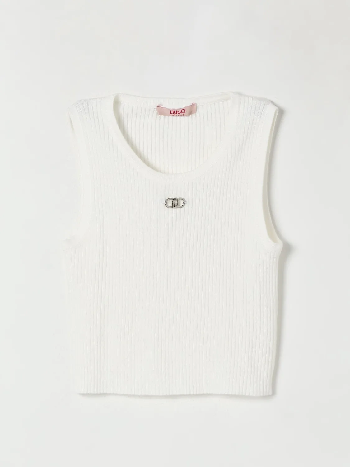 Canotta con logo Liu Jo in viscosa