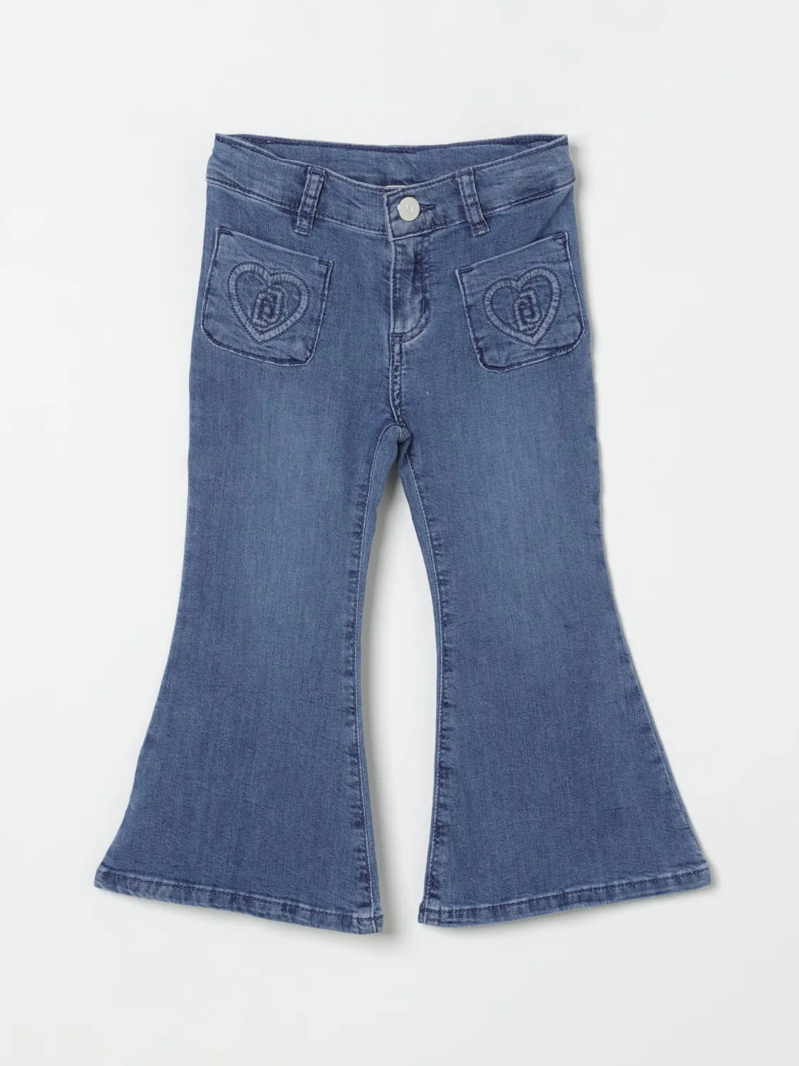 Jeans a zampa con cuori Liu Jo