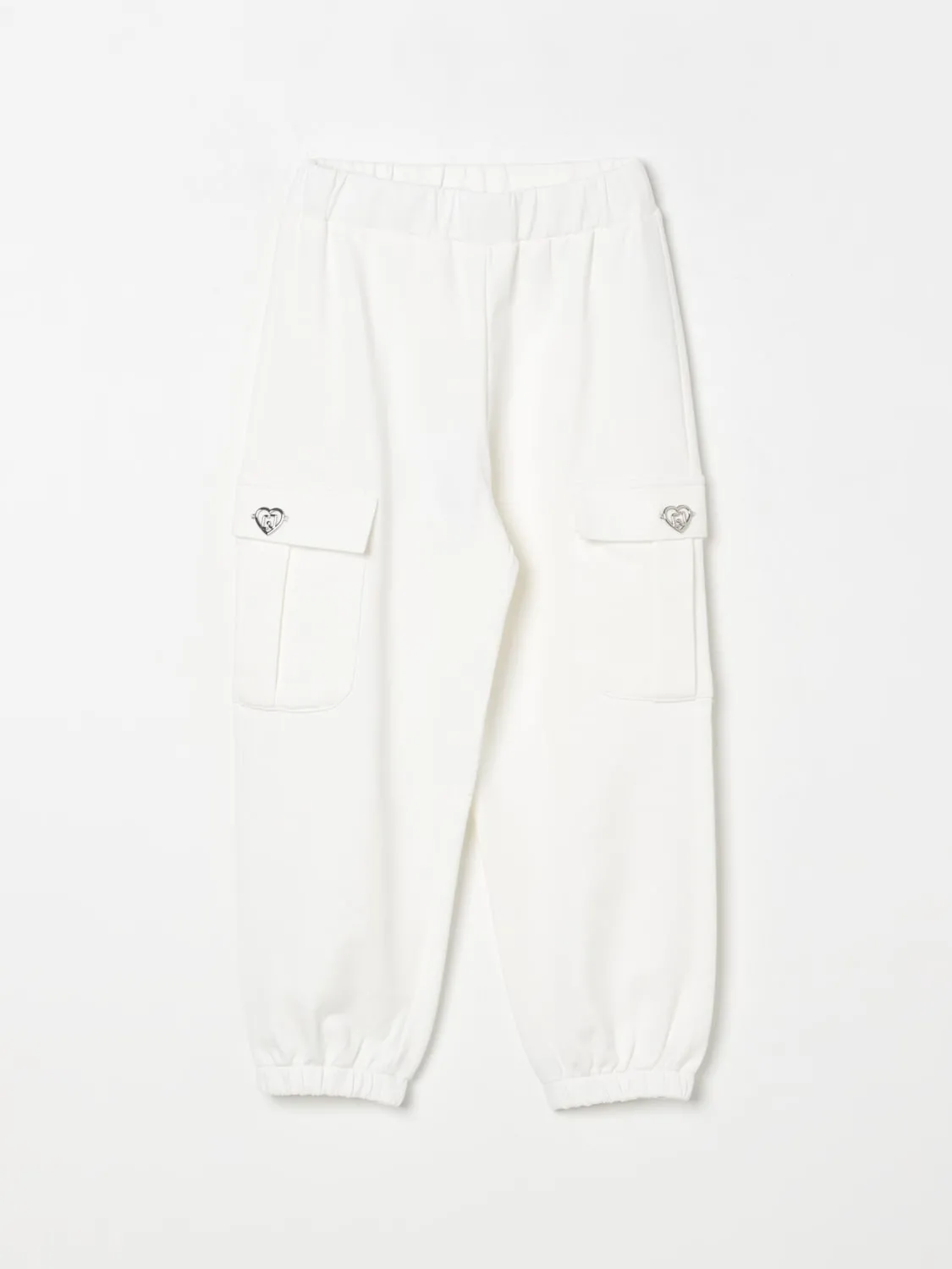 Pantalone jogging in cotone con cuori Liu Jo