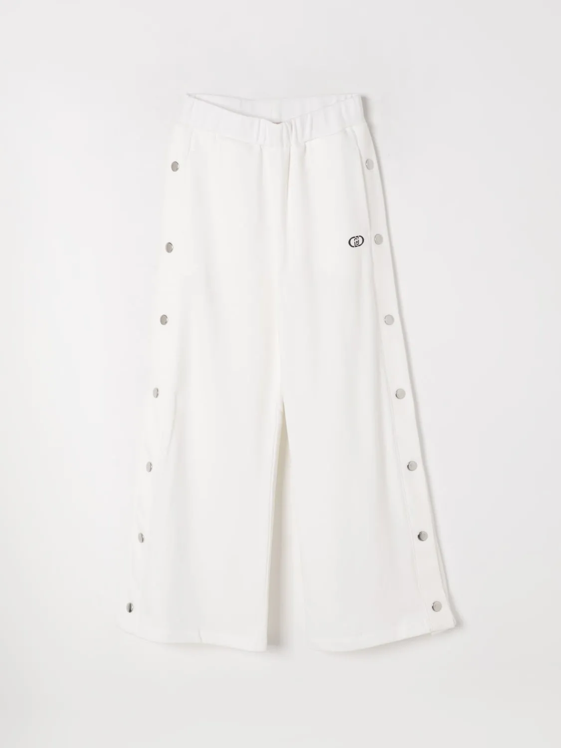 Pantalone jogging con spacchi e bottoni laterali Liu Jo