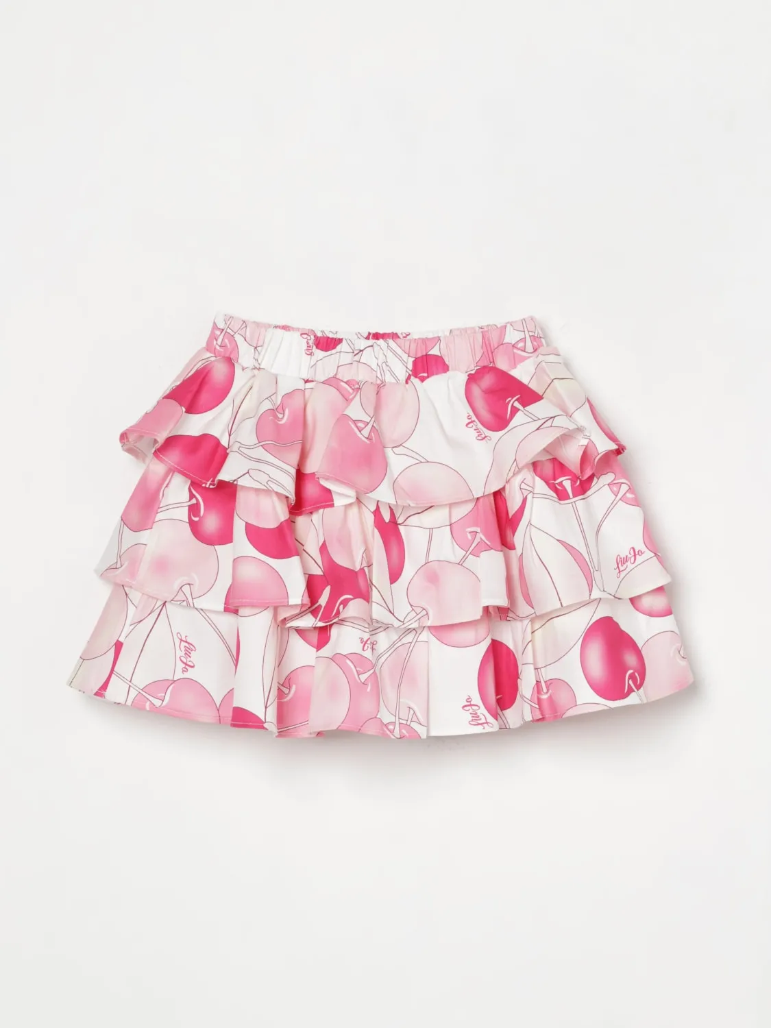 Gonna a balze stampata Liu Jo in cotone