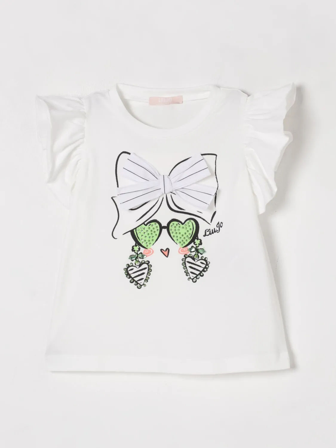 T-shirt in cotone stampata Liu Jo