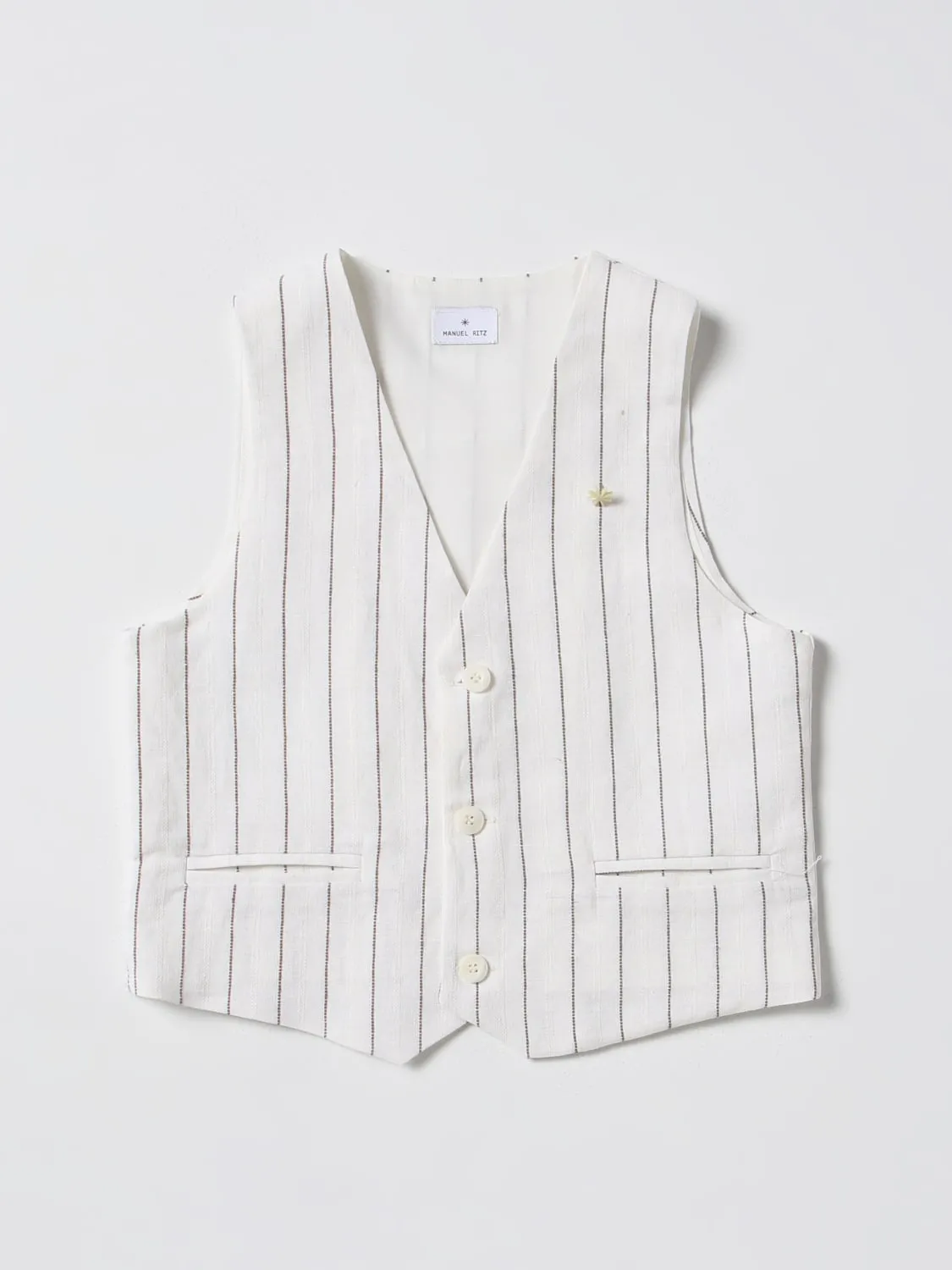 Gilet gessato Manuel Ritz