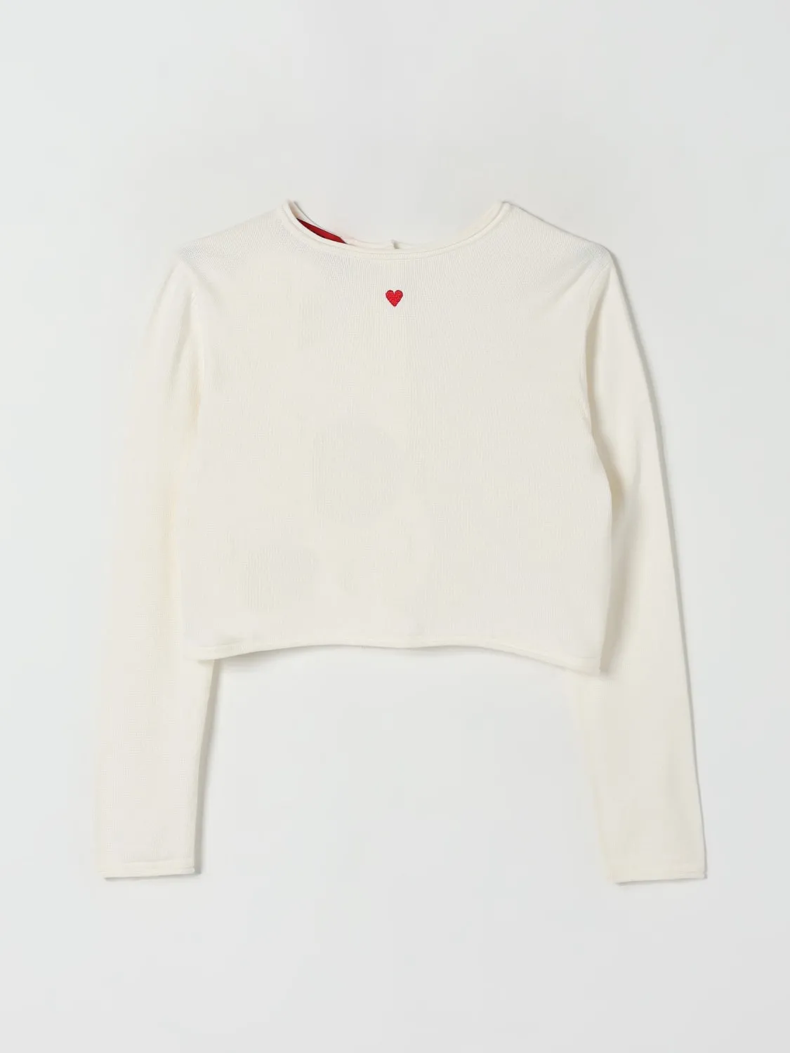 Maglia in cotone con cuore Max&co. Kid