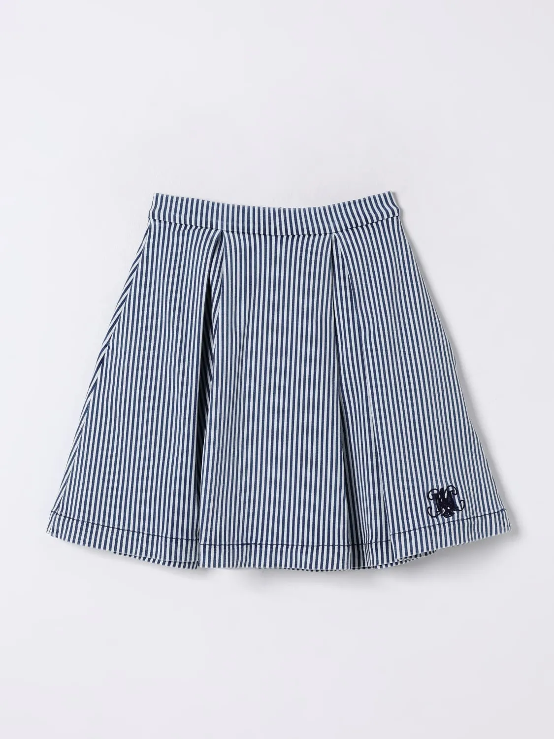 Gonna a righe con logo Max&co. Kid