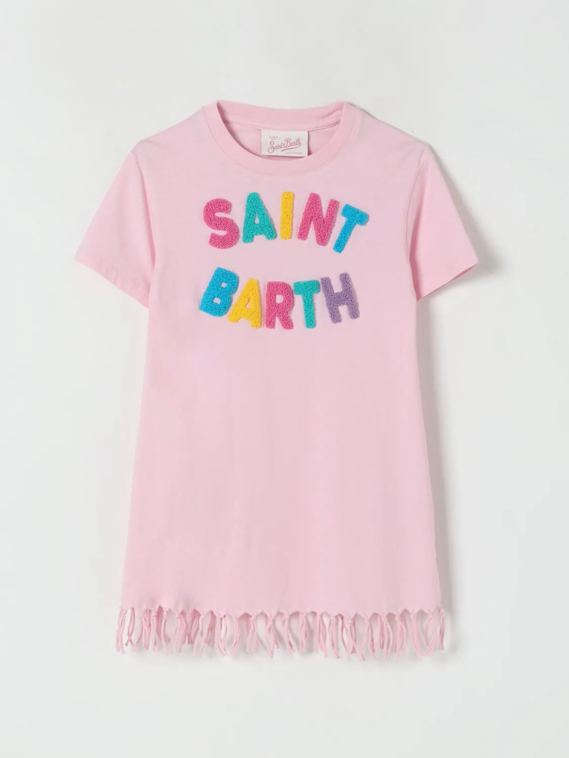 Abito con logo Mc2 Saint Barth in cotone