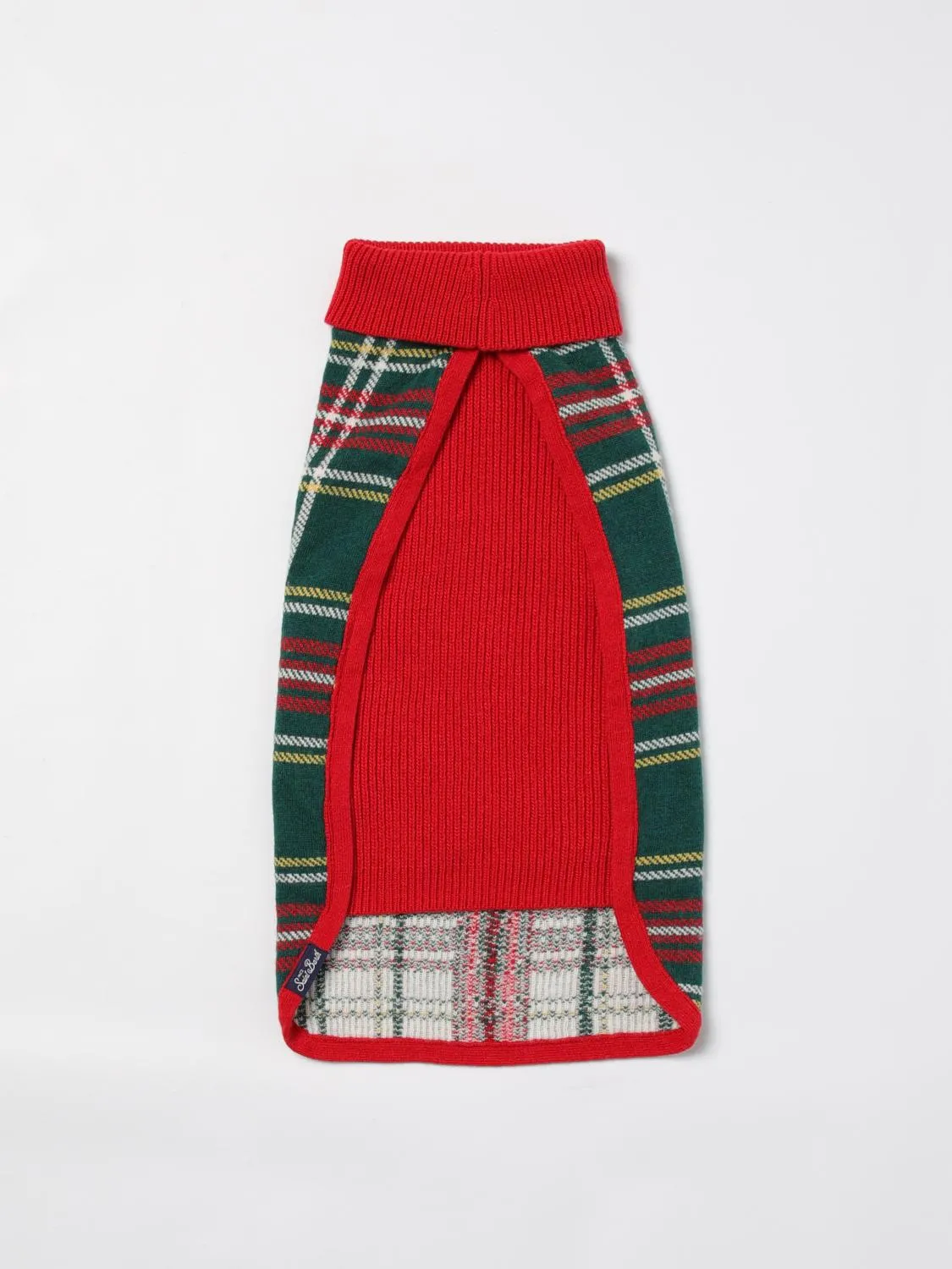 Cappotto tartan Mc2 Saint Barth