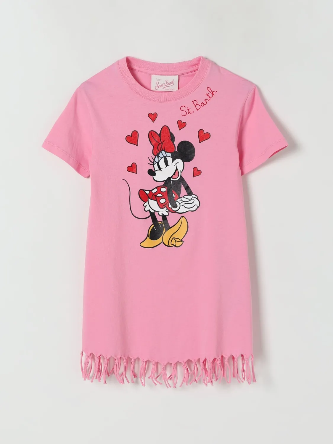 Abito in cotone con logo Mc2 Saint Barth