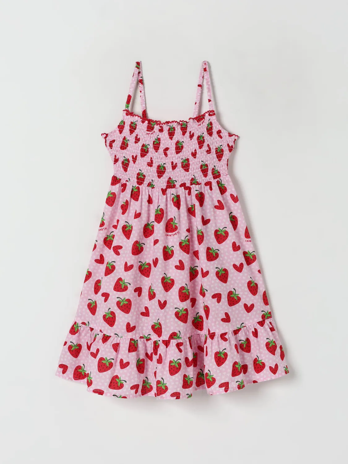 Abito in cotone stampato Mc2 Saint Barth