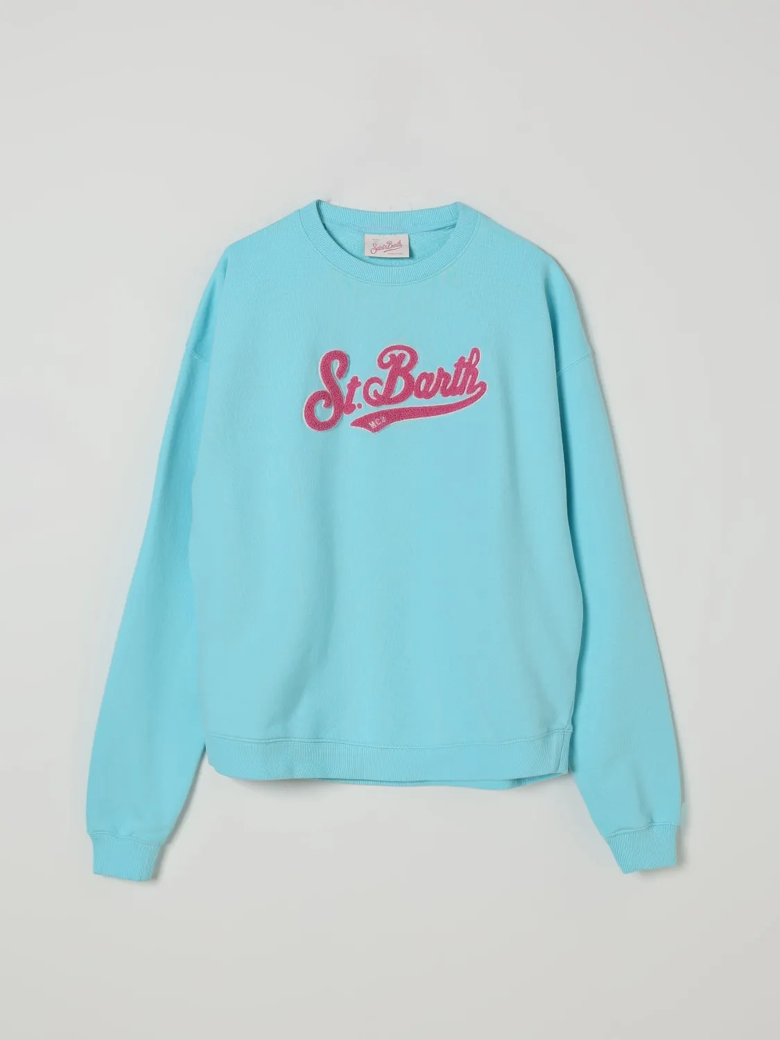 Maglia a girocollo con logo Mc2 Saint Barth