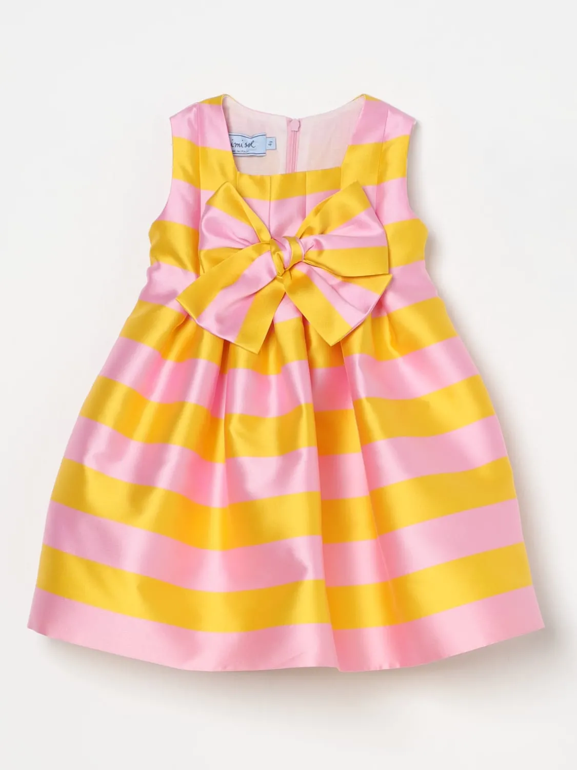 Abito a righe con fiocco Mi Mi Sol