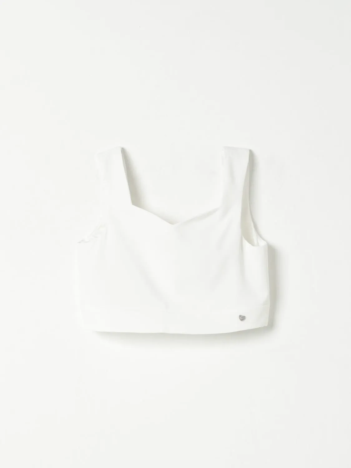 Top crop Monnalisa in cotone