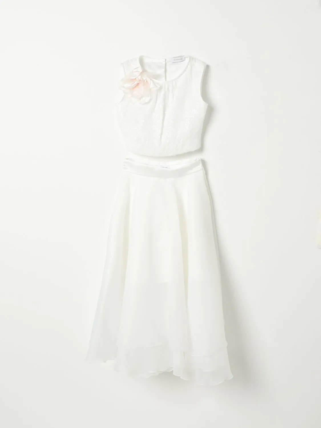 Coordinato 2 pezzi Monnalisa in organza