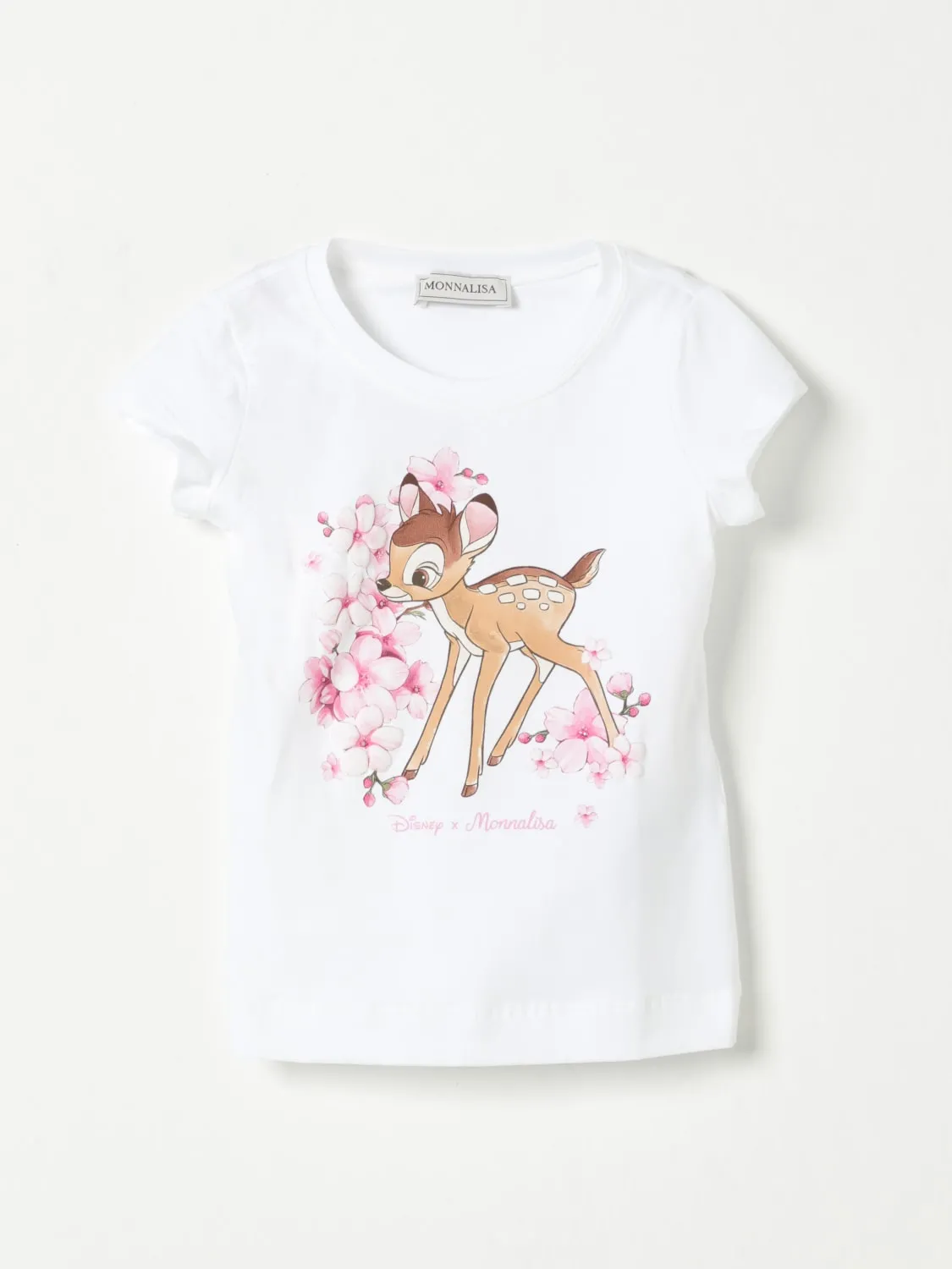T-shirt Bambi in cotone Monnalisa