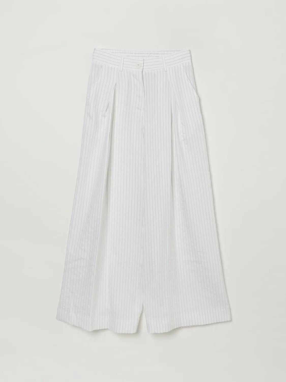 Pantalone gessato Monnalisa in modal