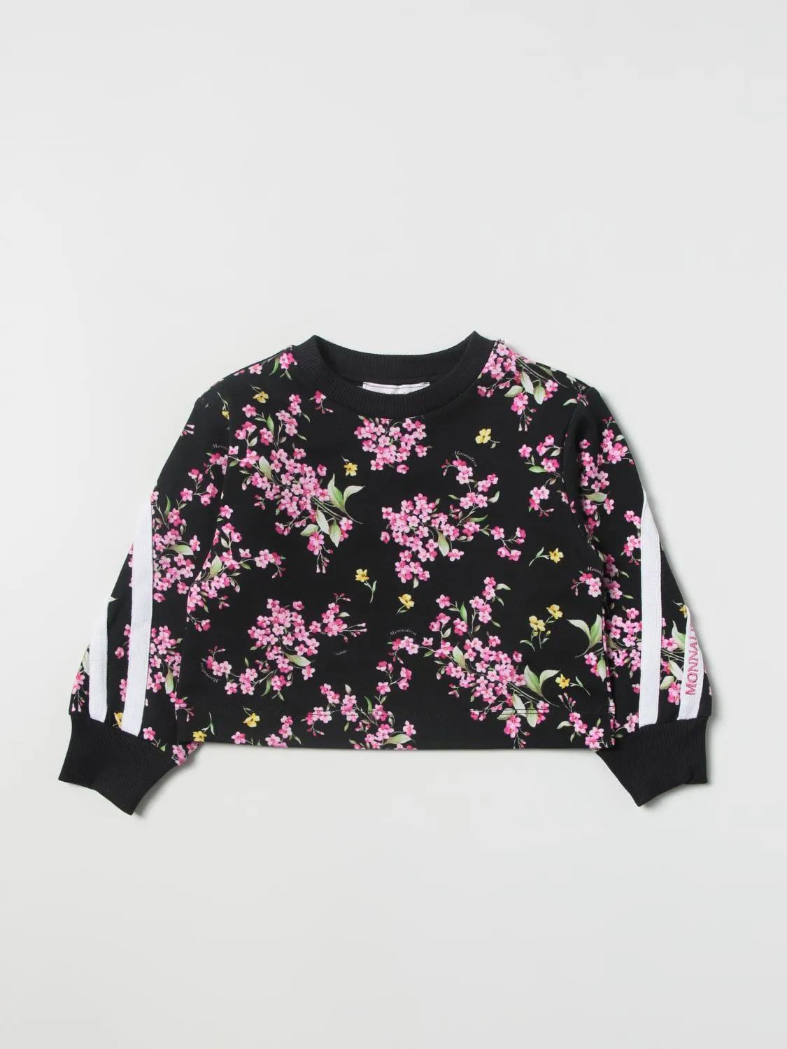 Felpa Monnalisa a fantasia floreale