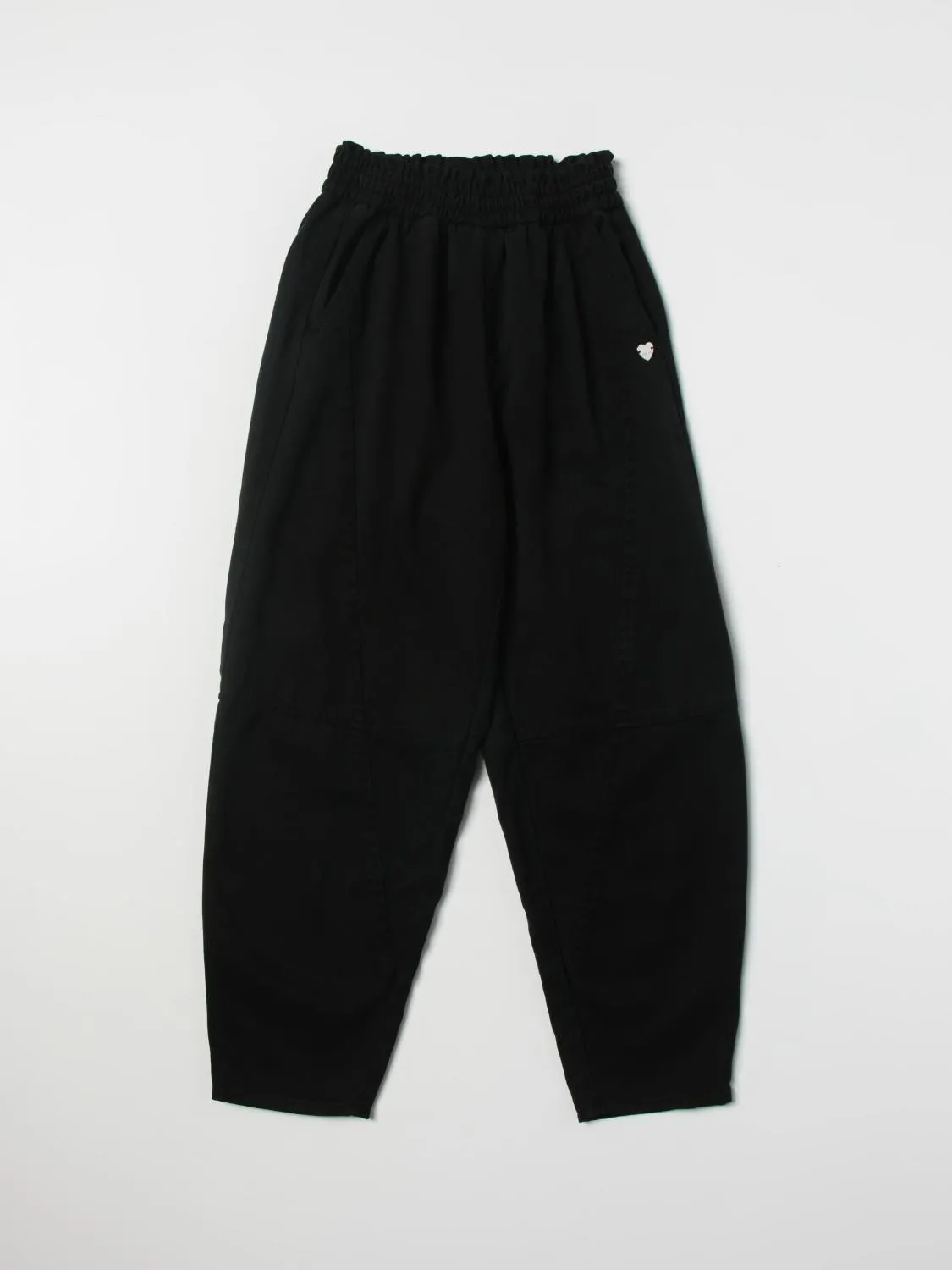 Pantalone jogging Monnalisa in tessuto fluido