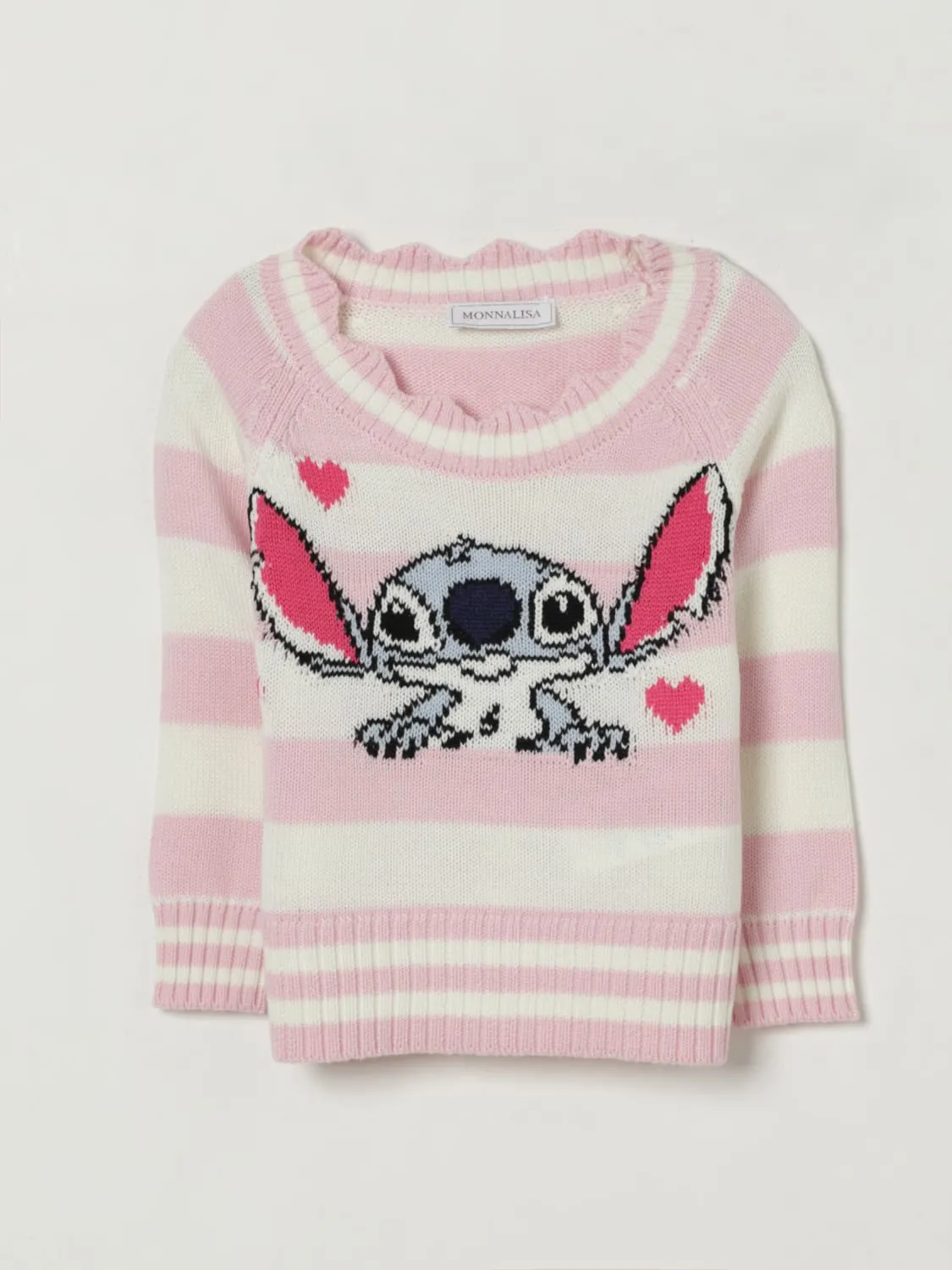 Maglione a righe Stitch Monnalisa
