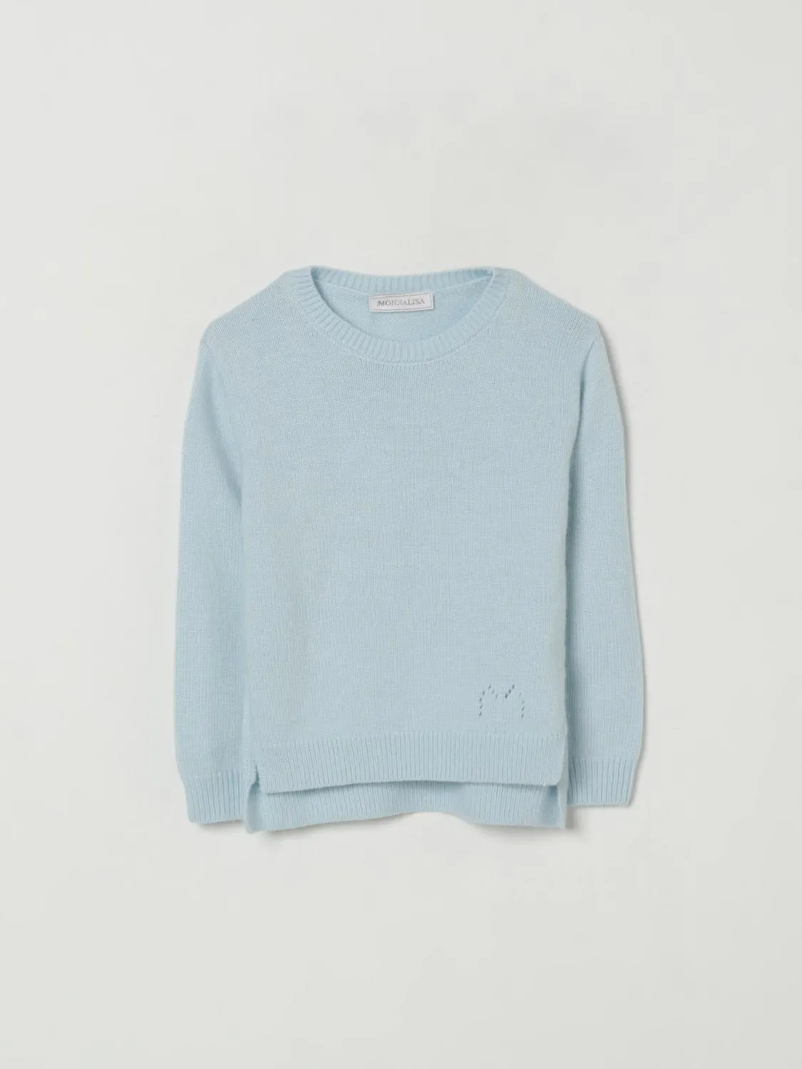 Pullover basic Monnalisa in misto lana