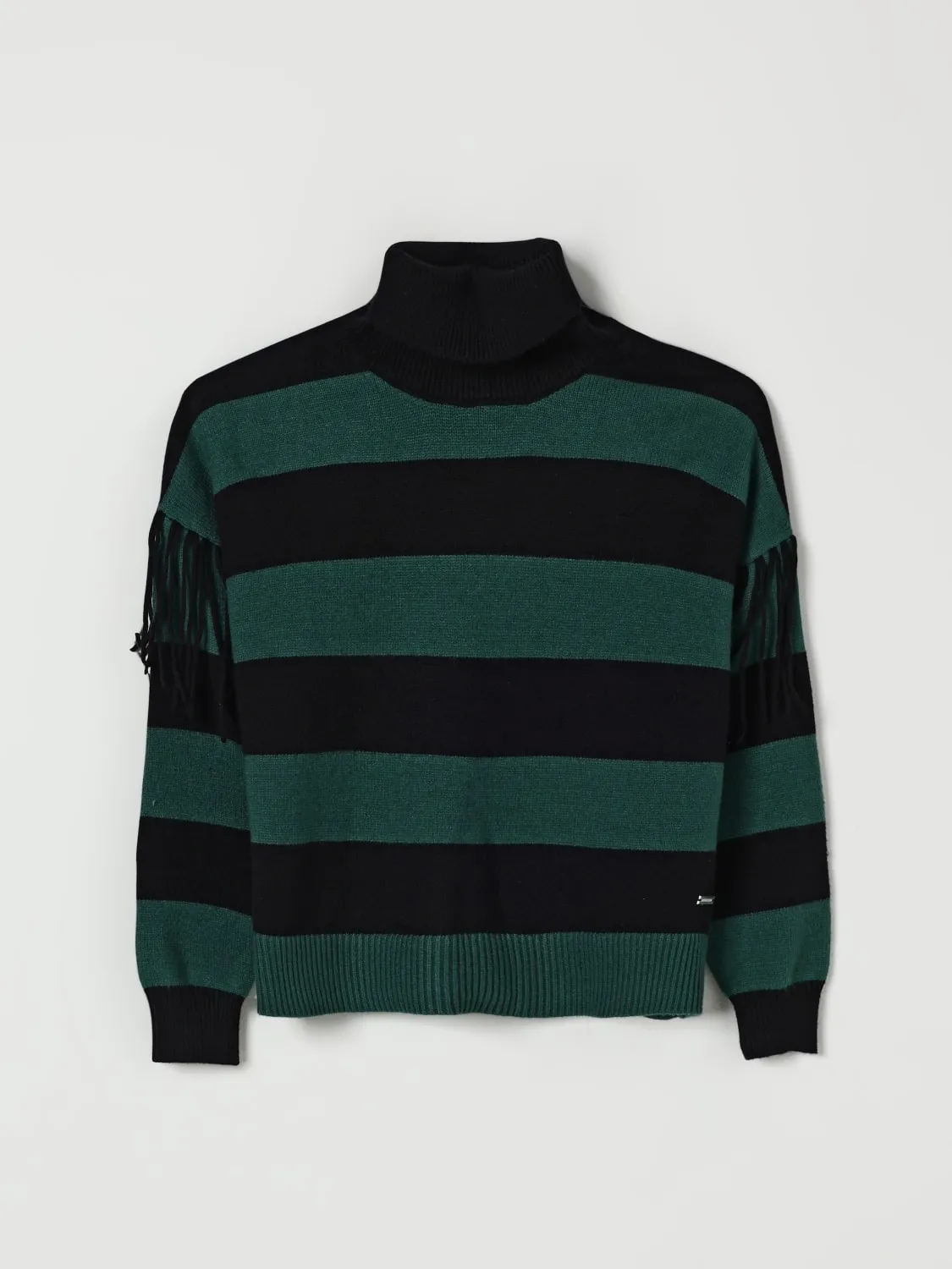 Maglia a dolcevita a righe Monnalisa