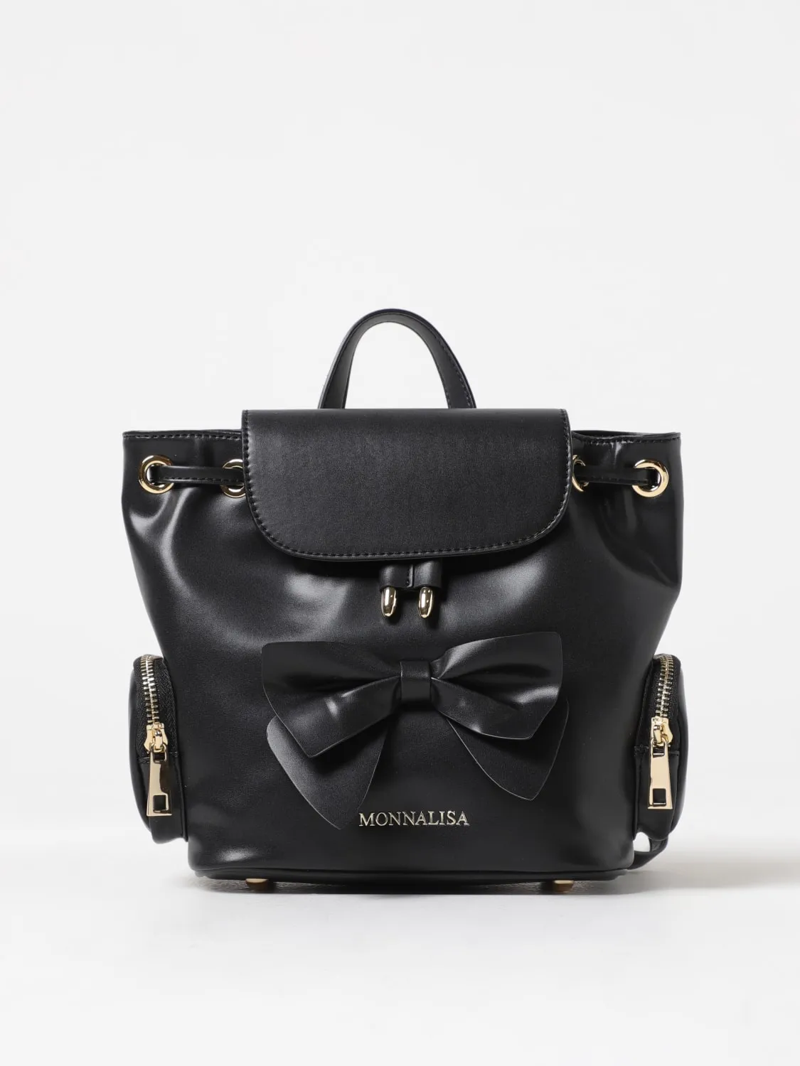 Zaino Monnalisa in pelle sintetica con fiocco