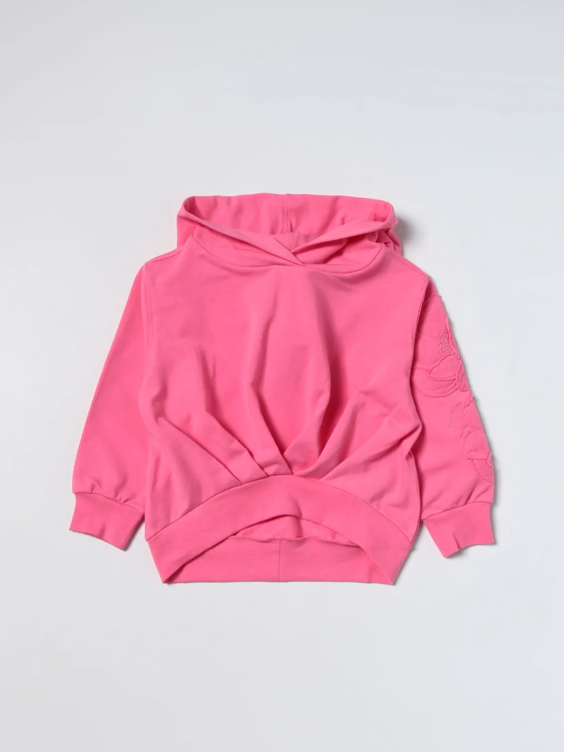 Felpa Monnalisa in cotone stretch