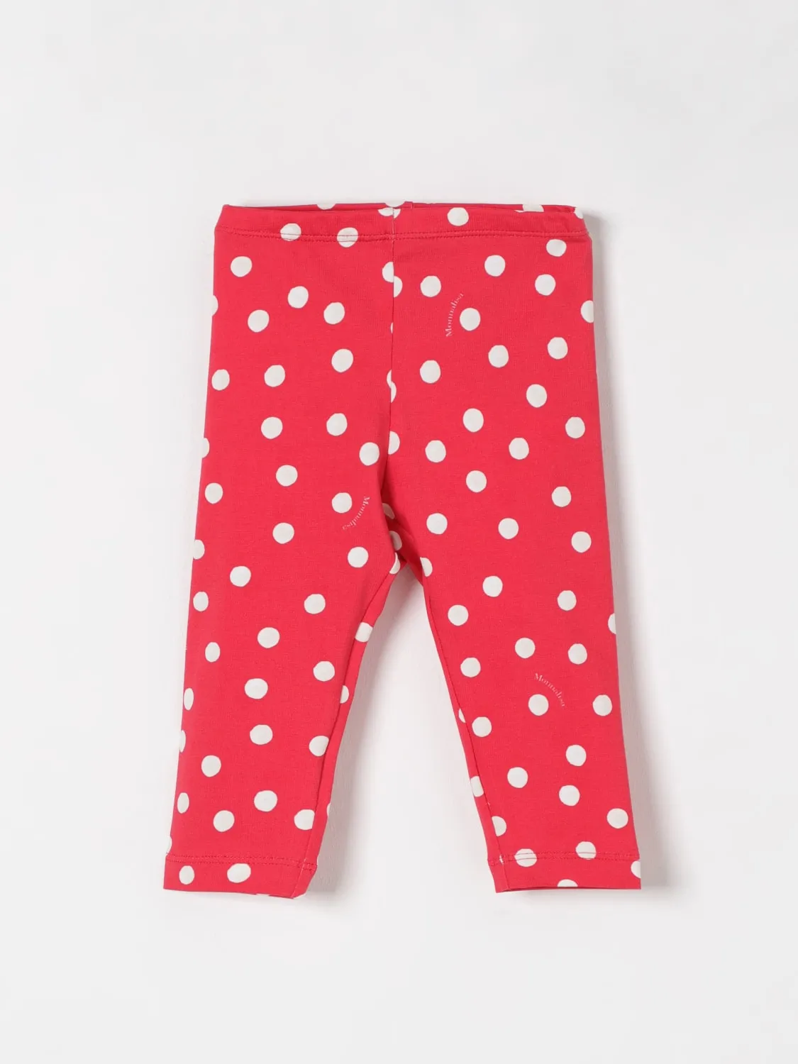 Leggings a pois Monnalisa in cotone stretch