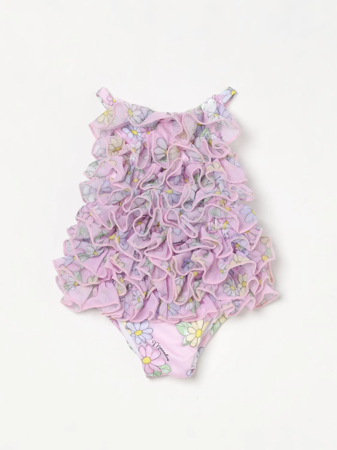 Costume da bagno intero con rouches Monnalisa