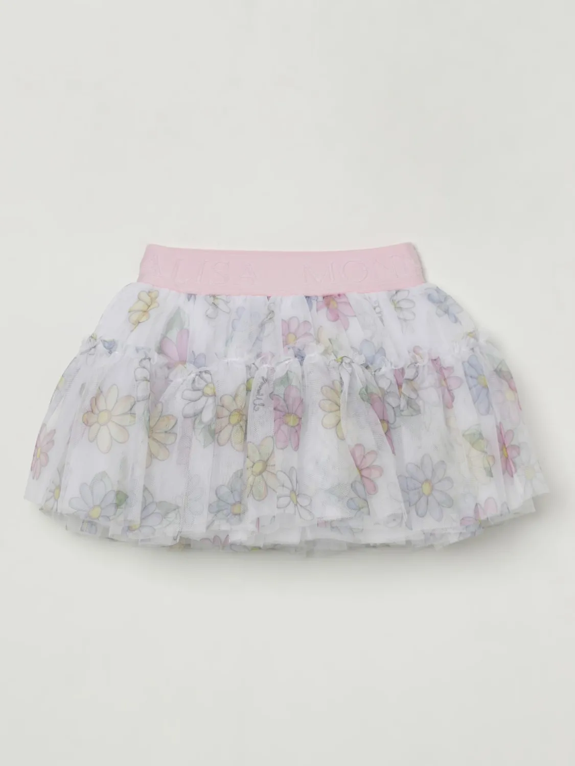 Gonna in tulle floreale Monnalisa