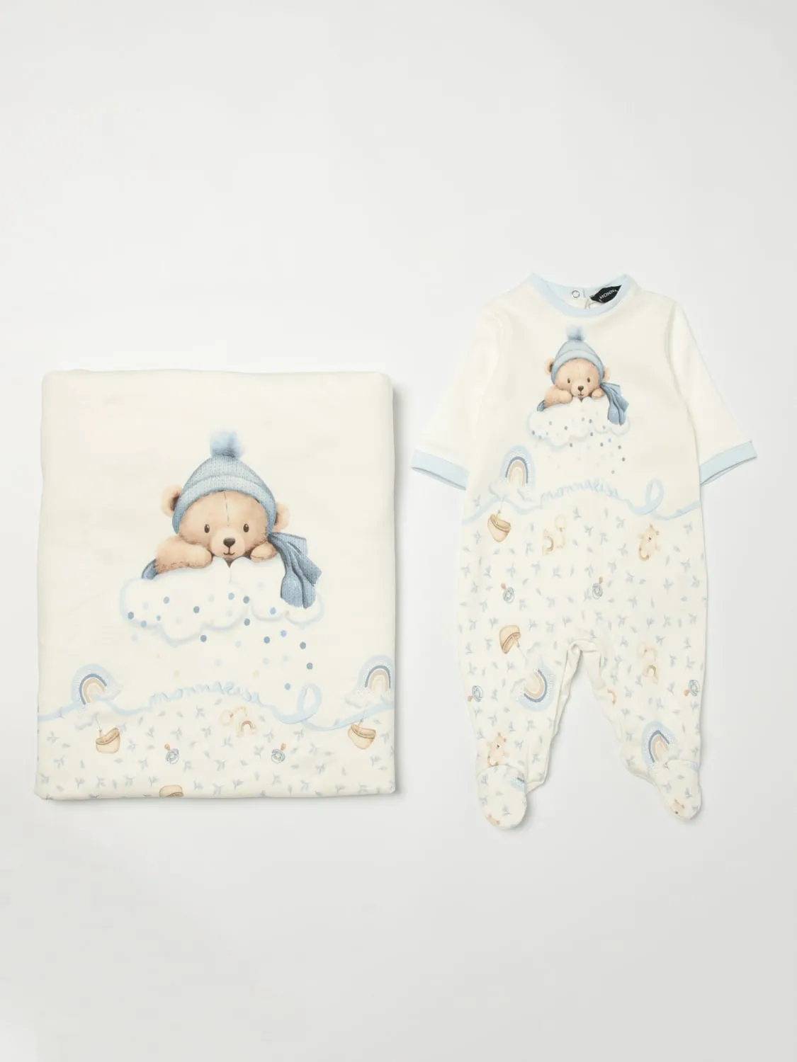 Coordinato in cotone Teddy Monnalisa