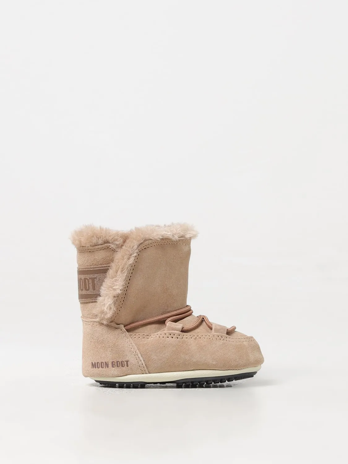 Stivaletto Moon Boot in camoscio e shearling