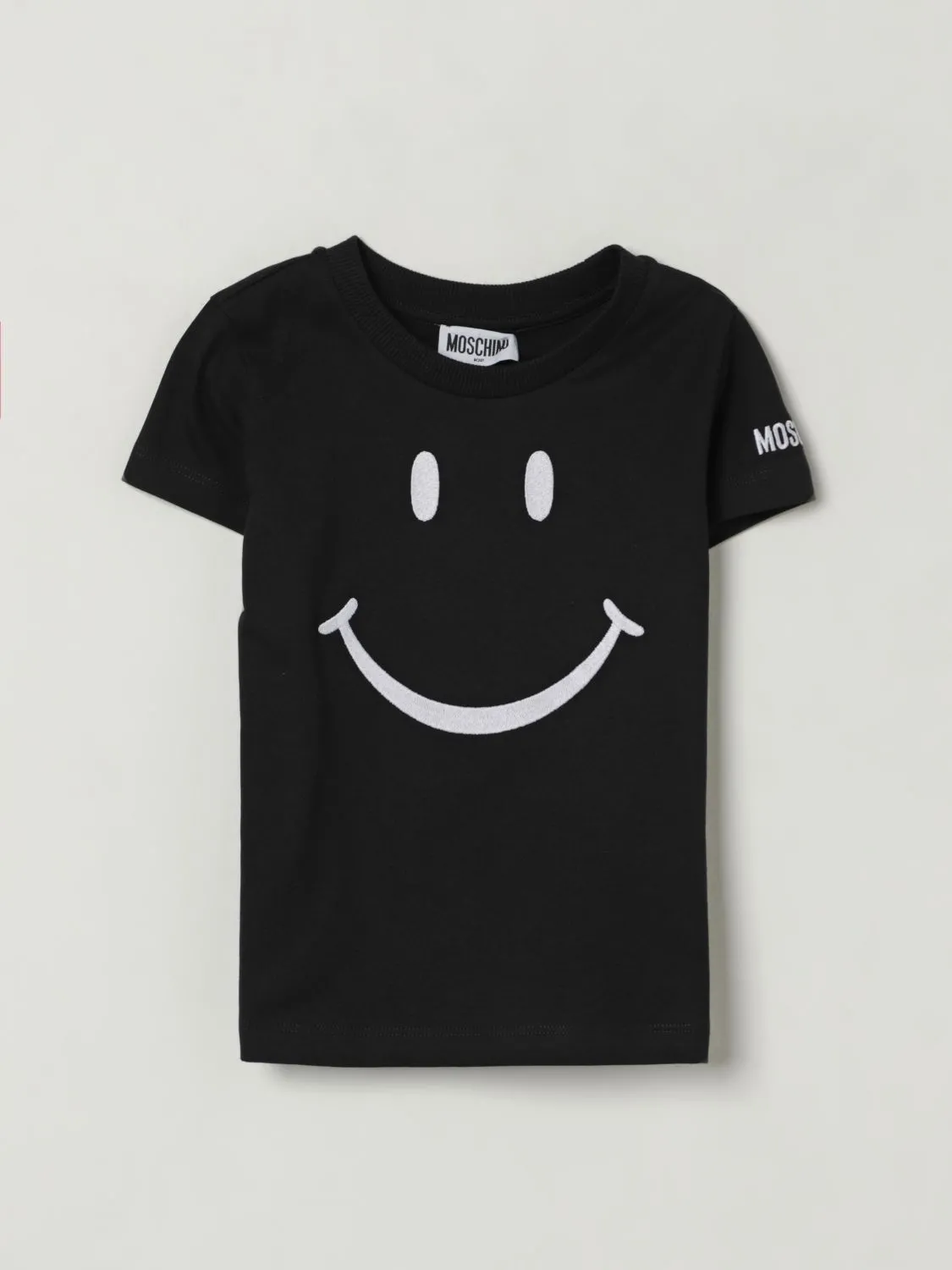 T-shirt in cotone stampata Moschino