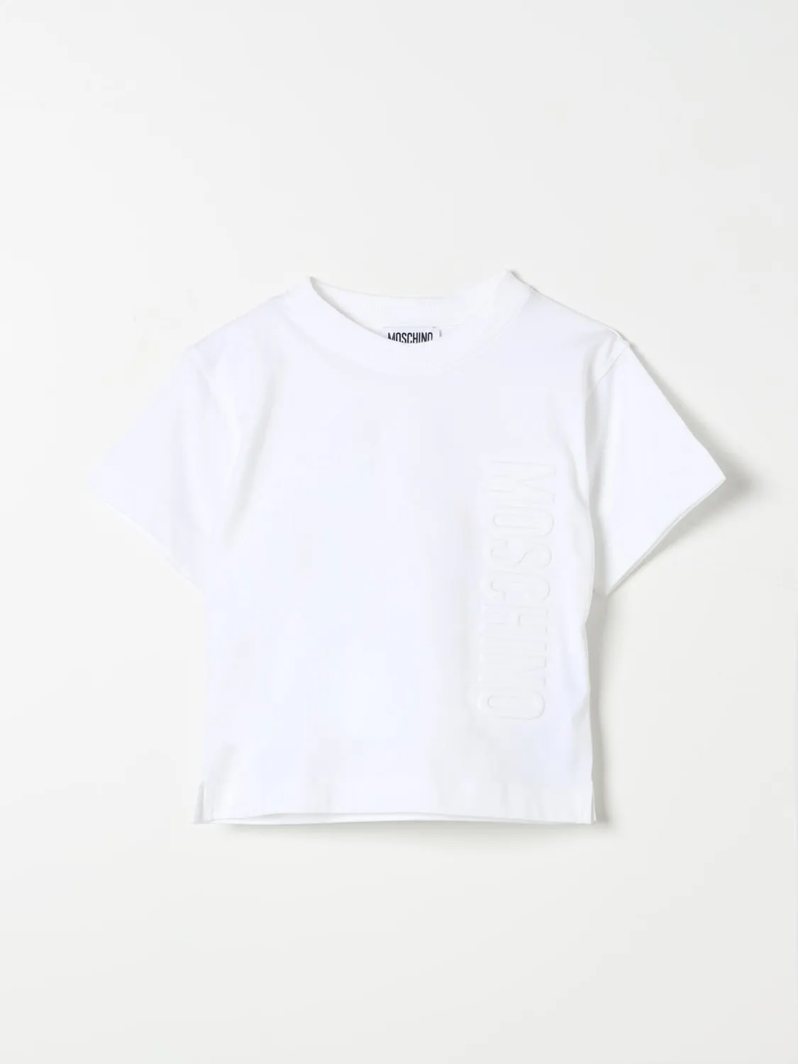 T-shirt basic Moschino con logo in rilievo