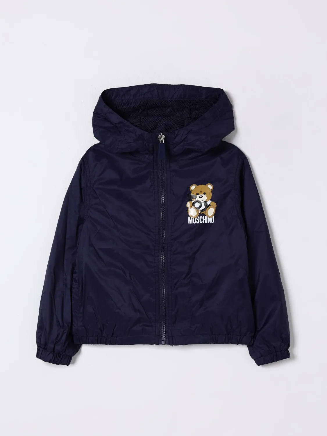 Giacca con cappuccio Teddy Bear Moschino