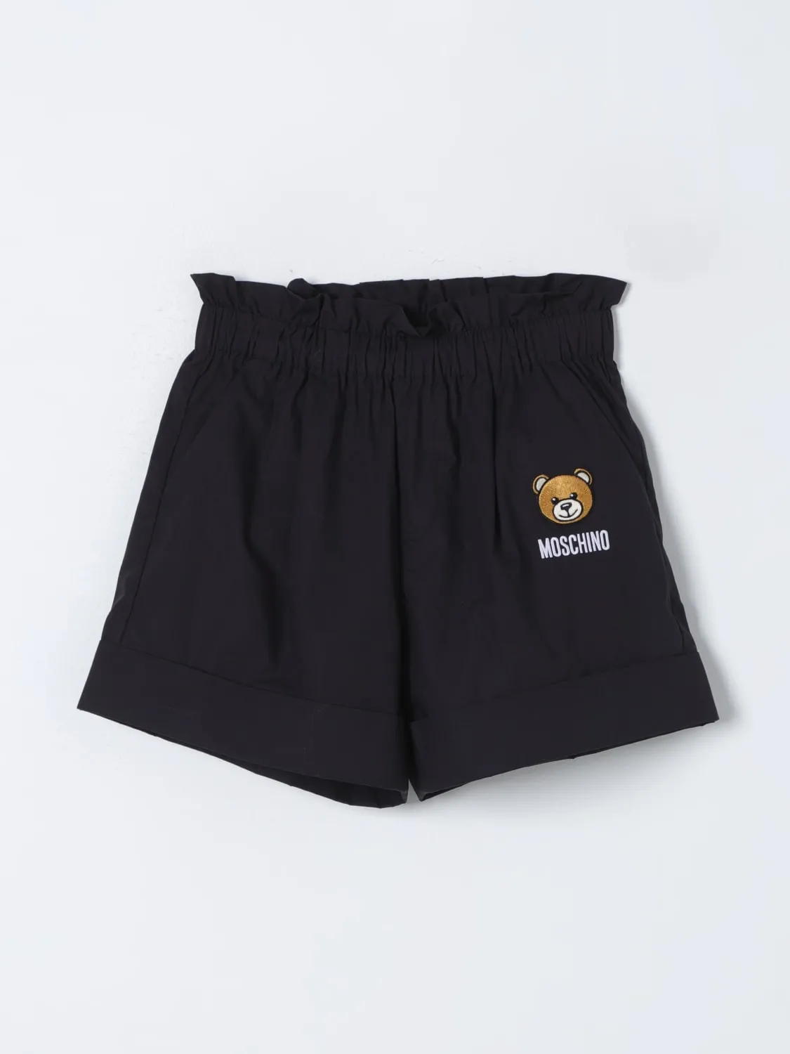 Pantaloncino Moschino Kid in cotone con Teddy