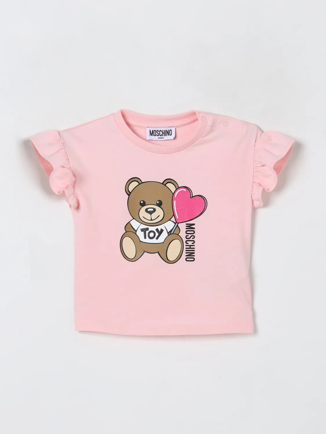 T-shirt Moschino in cotone con stampa