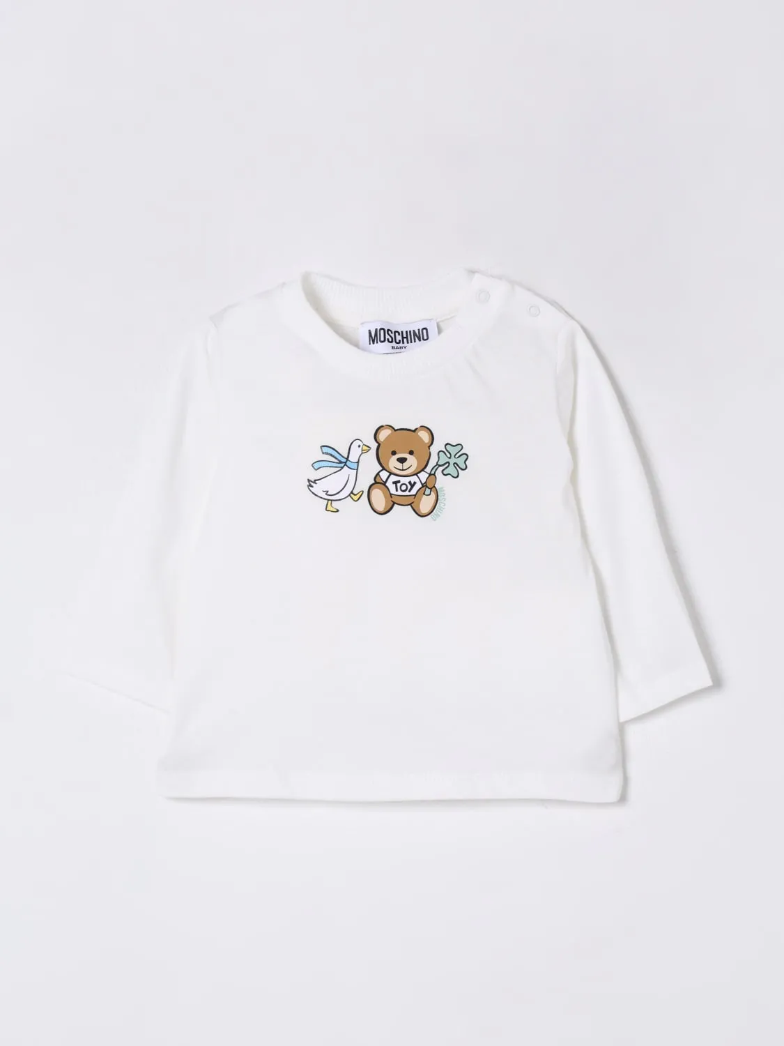 T-shirt Teddy Bear Moschino in cotone
