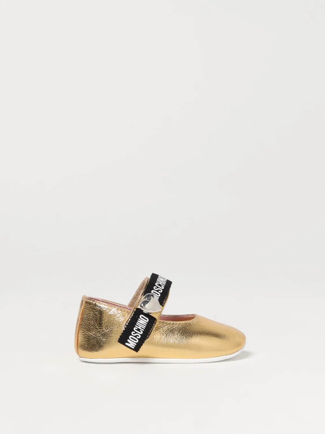 Ballerina Moschino in pelle laminata