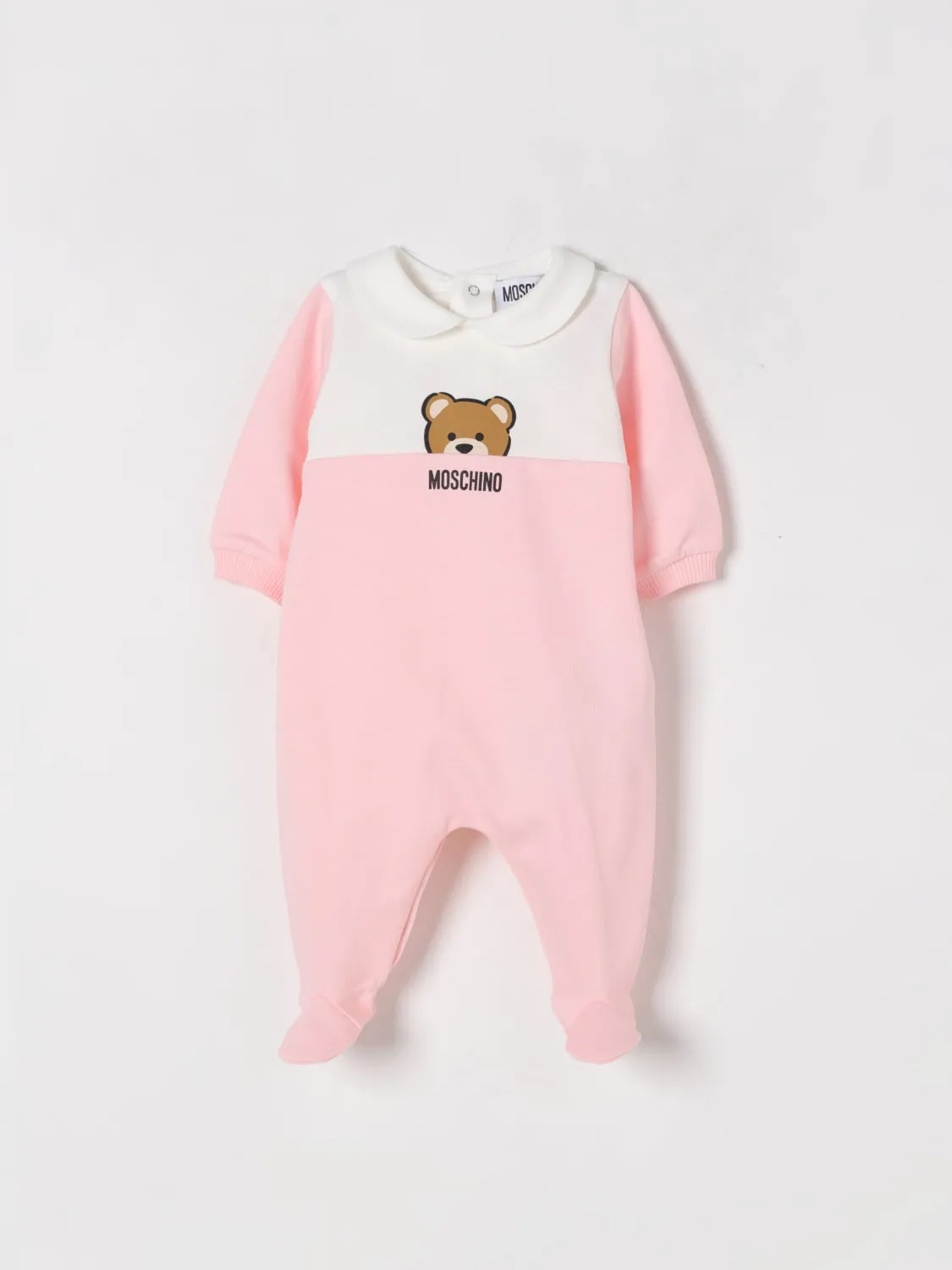 Tuta in cotone con Teddy Moschino