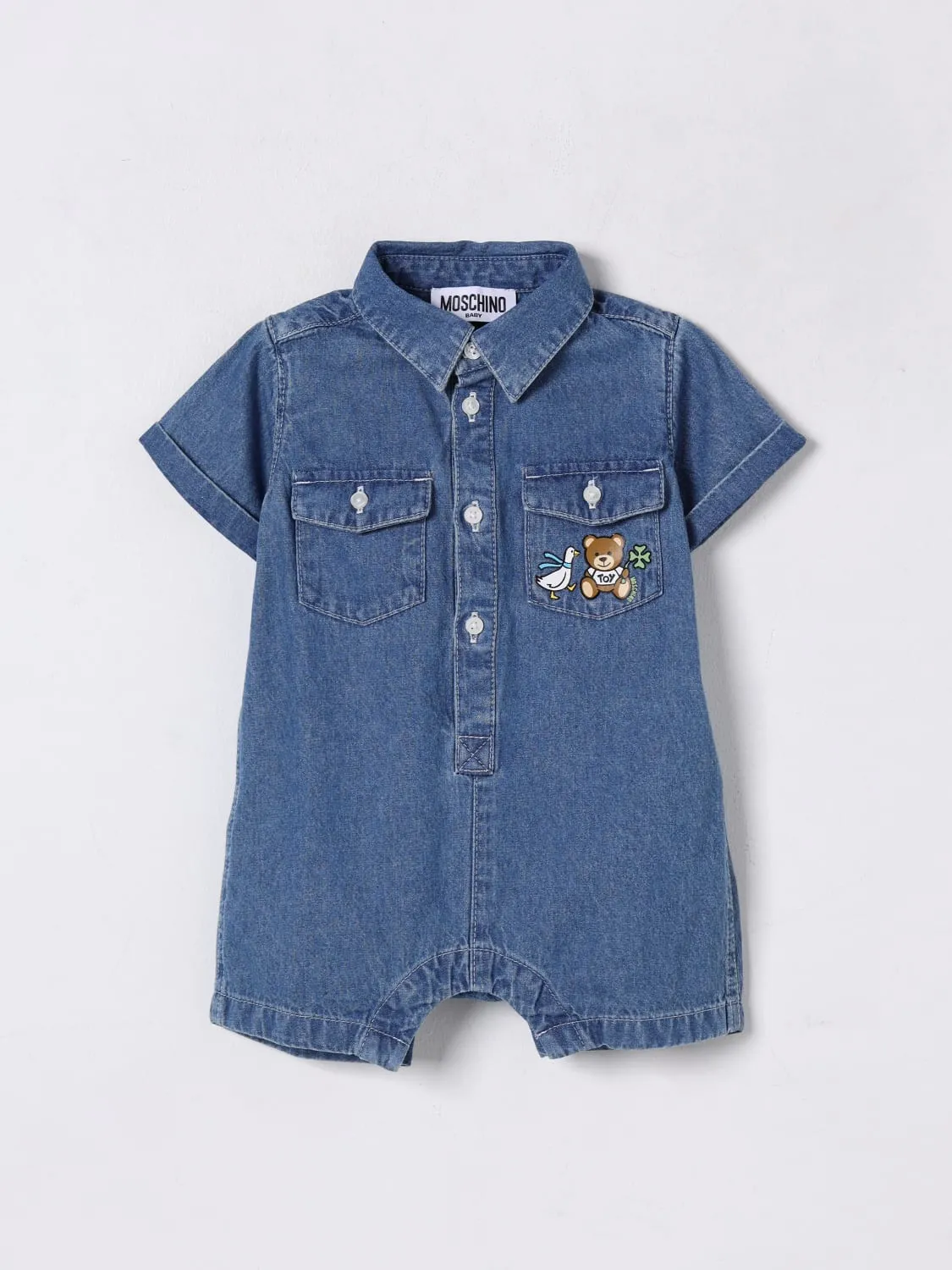 Tutina Moschino in denim