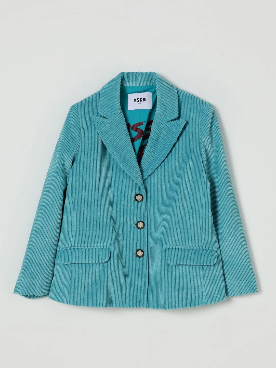 Blazer MSGM Kids in velluto