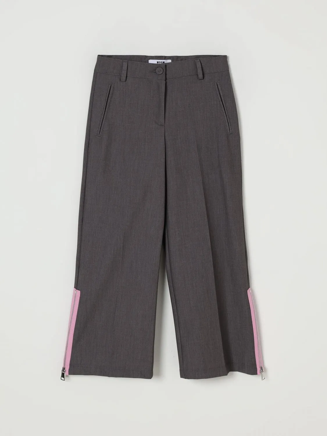 Pantalone MSGM Kids con dettaglio zip