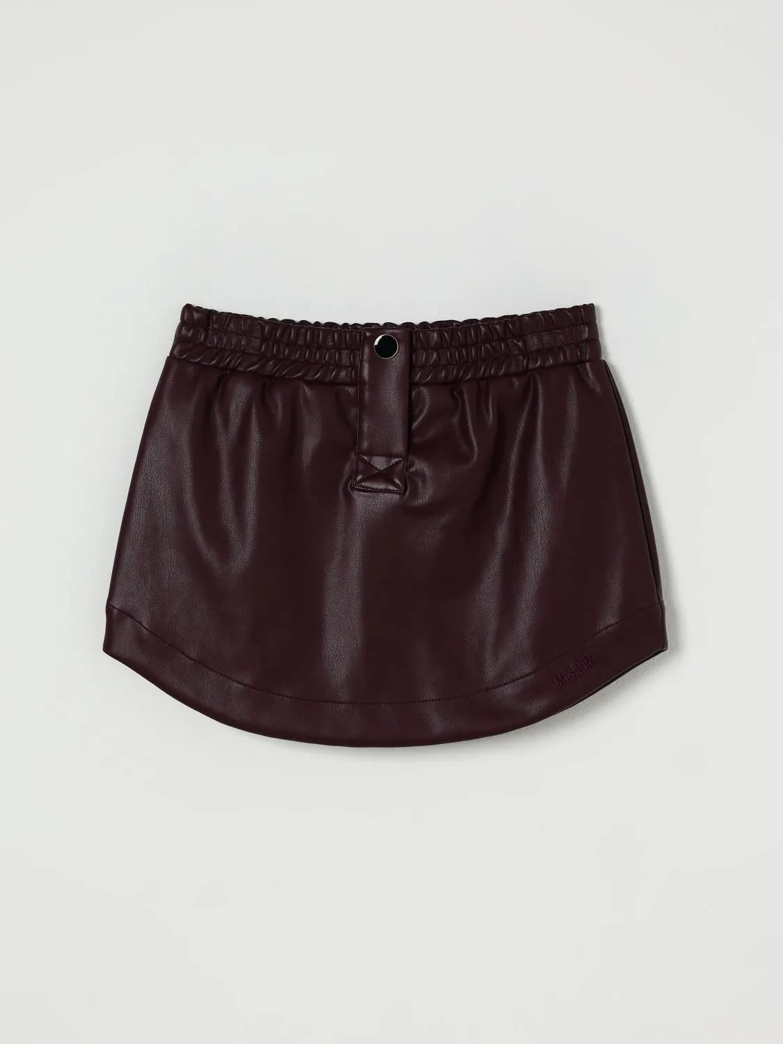 Gonna mini MSGM Kids in pelle sintetica