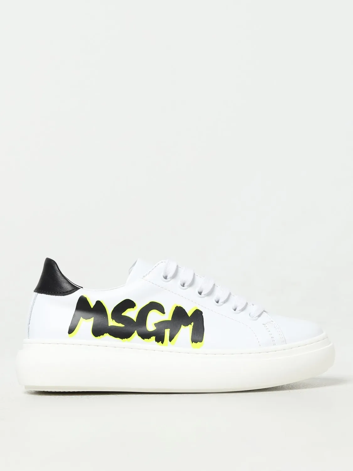 Sneakers MSGM Kids in pelle