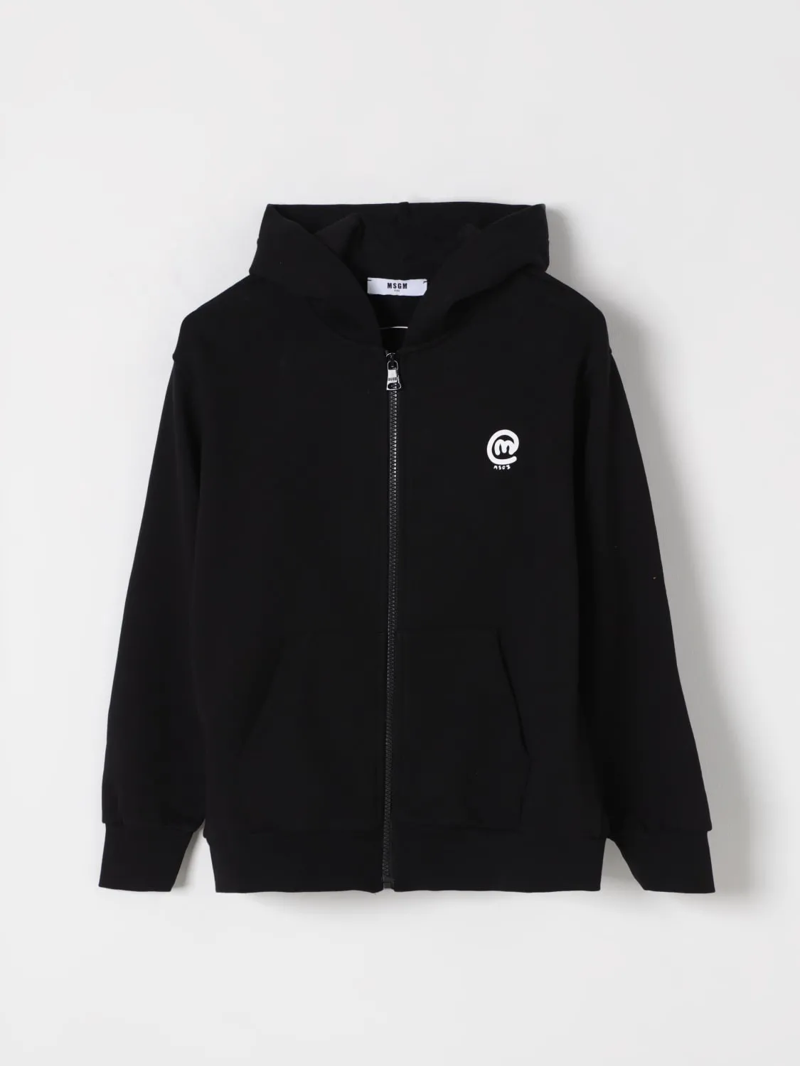 Felpa con cappuccio con logo MSGM Kids