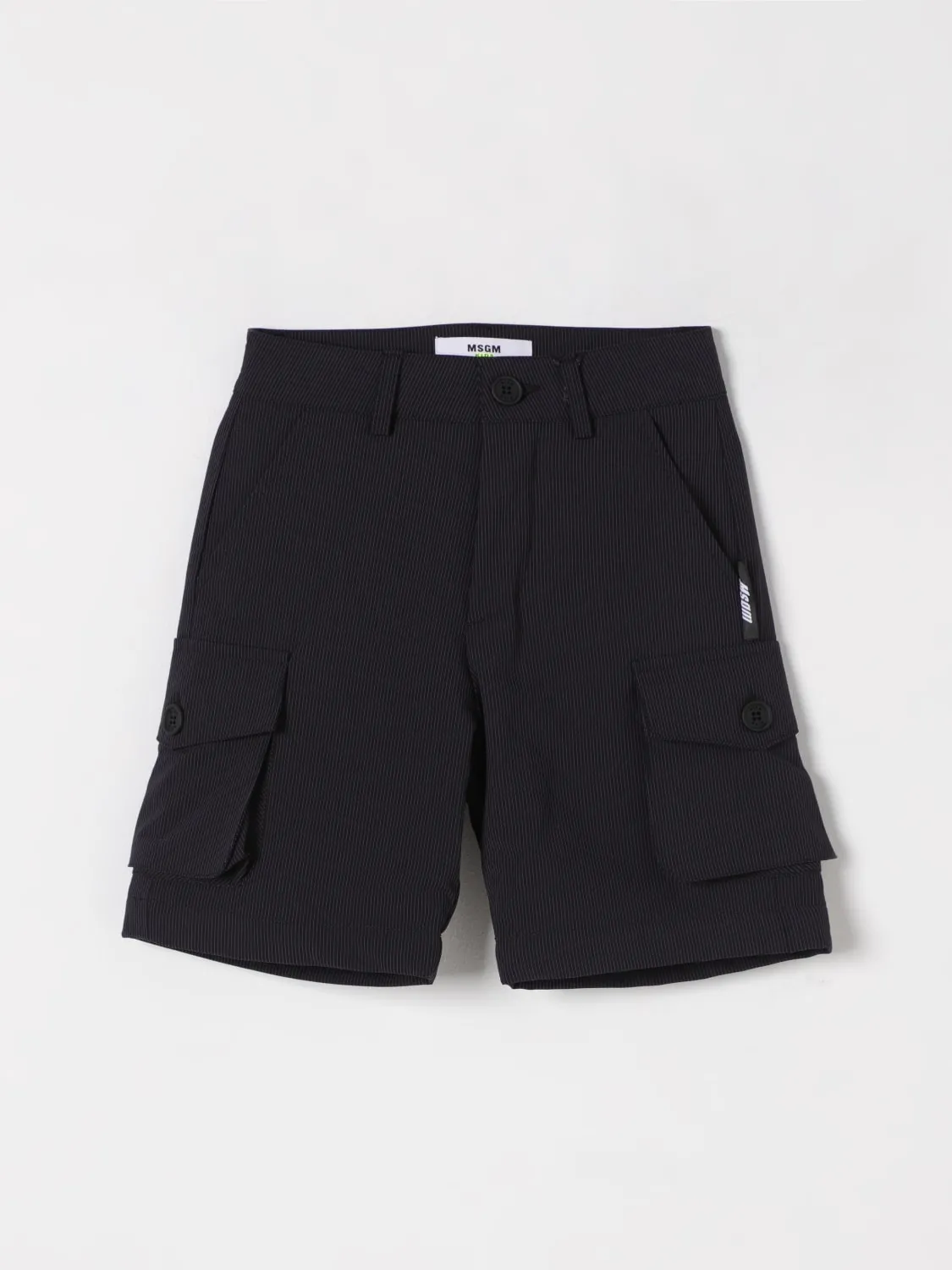Shorts cargo in poliestere MSGM Kids