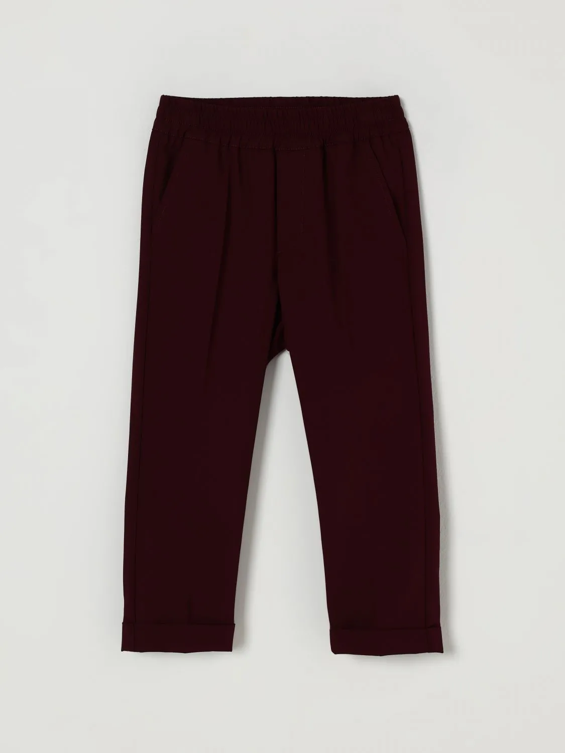 Pantalone MSGM Kids in misto viscosa