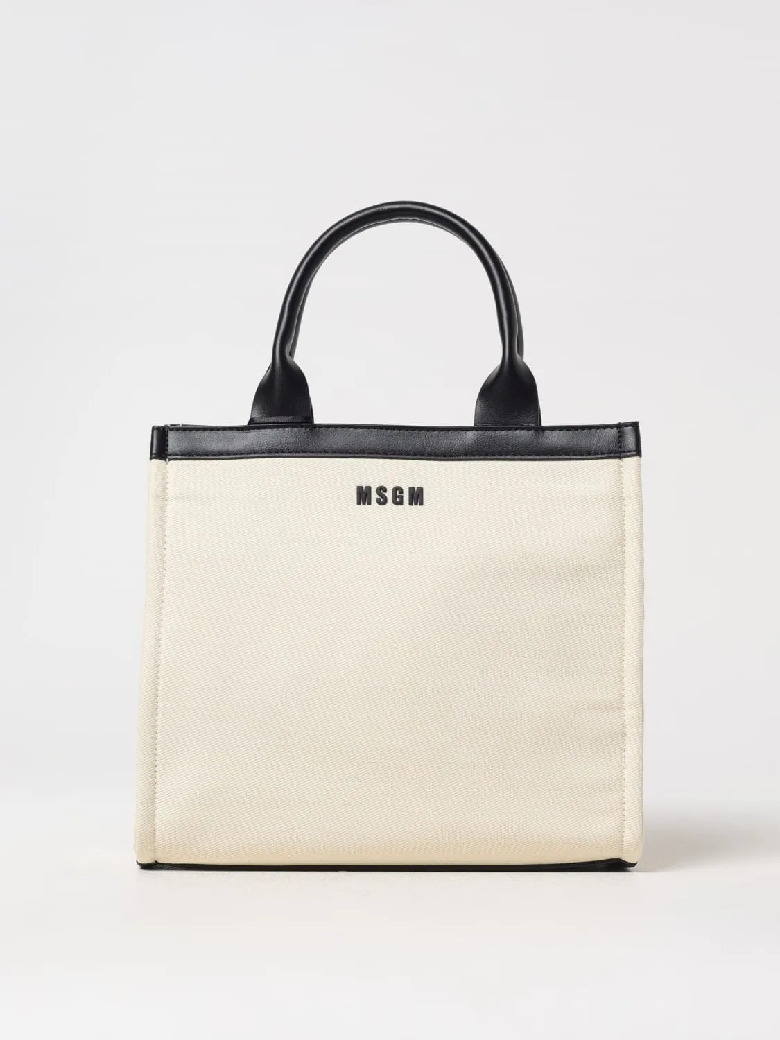Borsa tote a mano con logo MSGM Kids