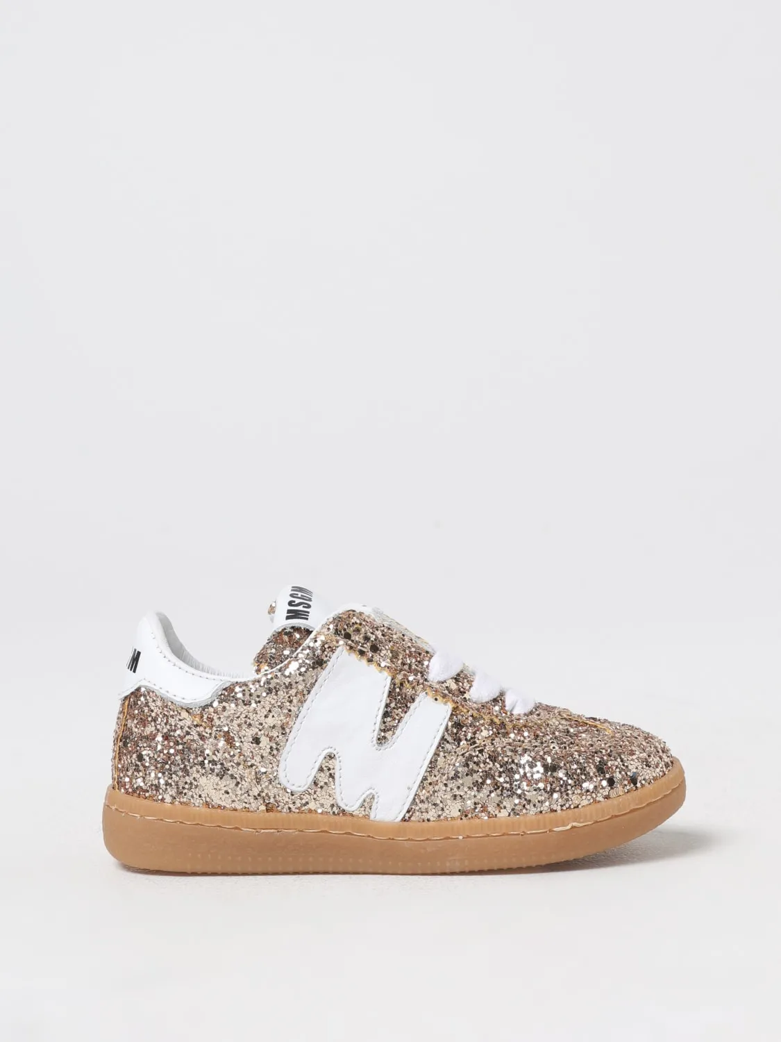 Sneakers stringata glitter MSGM Kids